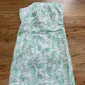 Vintage Lilly Pulitzer strapless dress
